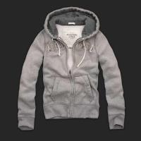 heren abercrombie fitch pullover full-zip lichtgrijs Outlet Online r61uf851